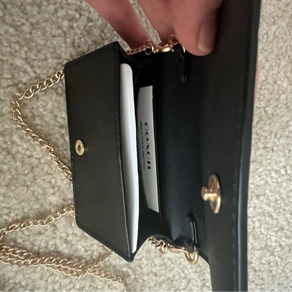 Coach Mini Wallet w/ Chain - Picture 7 of 7